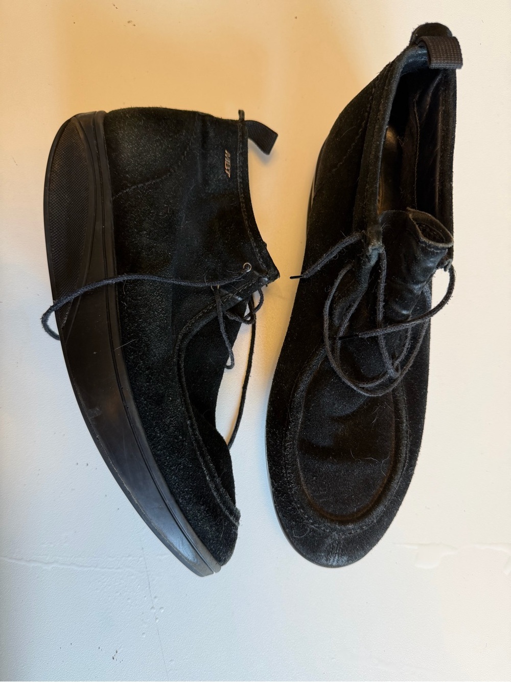 MBT Black Suede Chukka-Style Lace Boots 9.5 Men’s